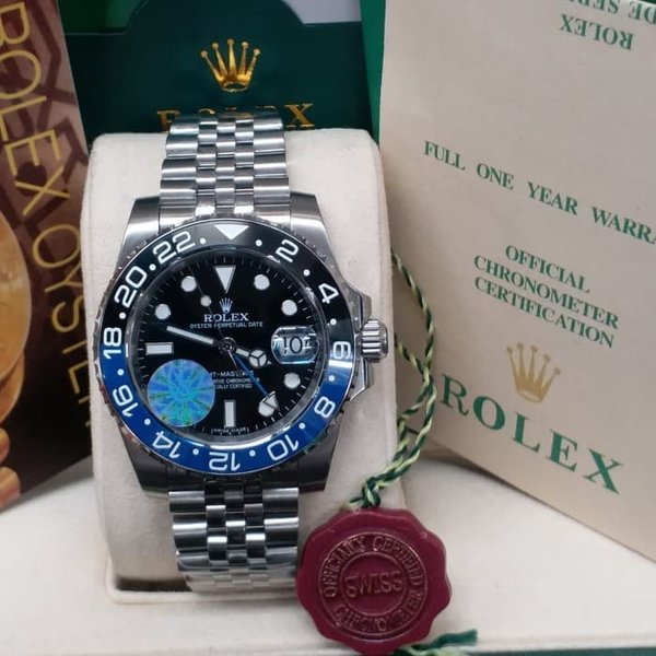 b, Rolex gmt master II batman jubille 40mm premium