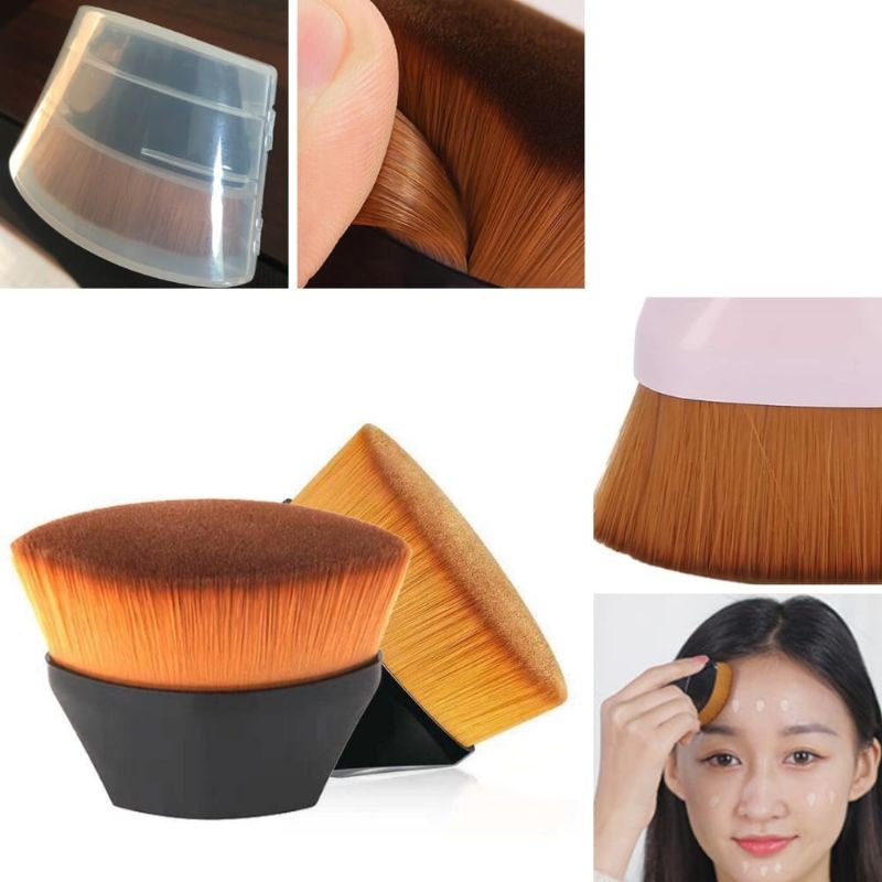 Medan Termurah Brush professional oval Brush foundation with box kuas foundation makeup