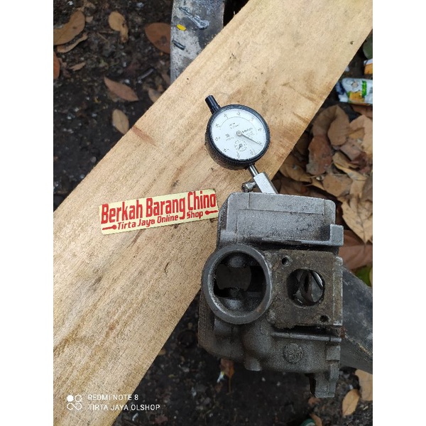 dudukan dial gauge via lewat lubang busi pnp semua bebek matic universal semua merk