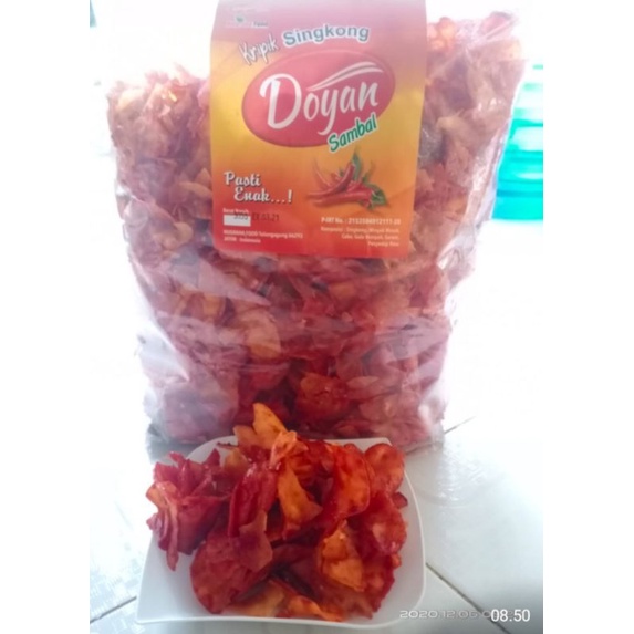 

kripik singkong sambel 250gr