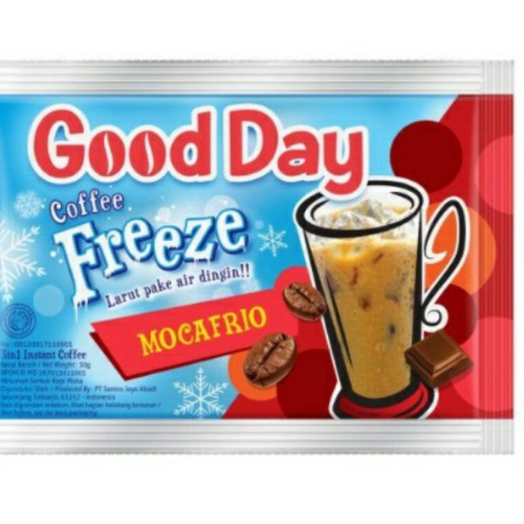 

ヹ ♥️Krieger♥️ Good Day Freeze Mocafrio sachet 30gr All variant BARU 3293 ✦