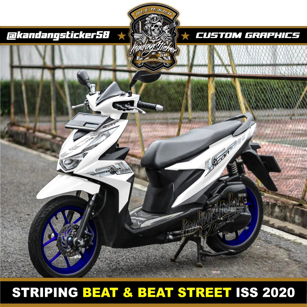 Striping Beat 2020 2021 2022 BeatStreet Vietnam Striping Thailand Sticker Beat Sunmori Sticker Motor