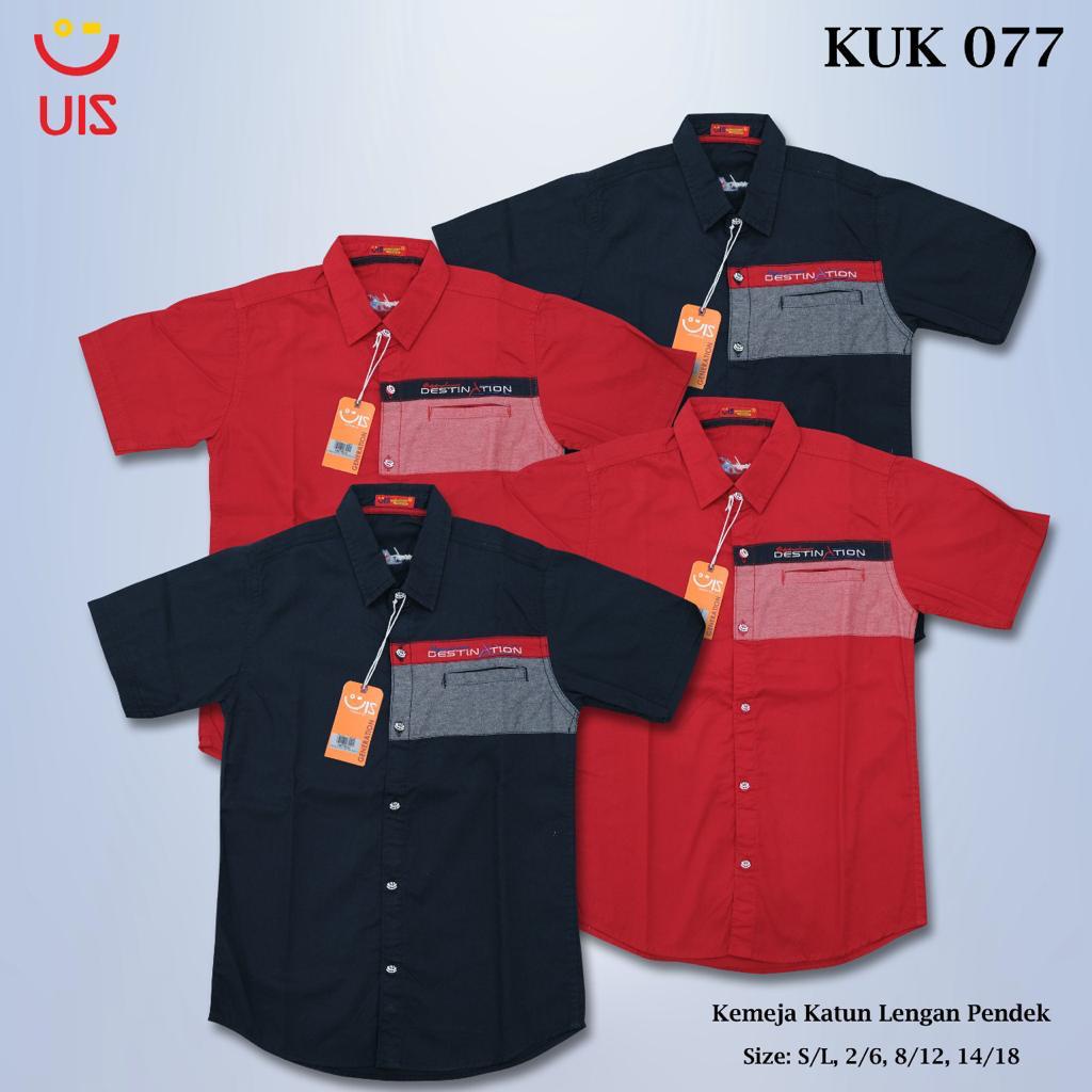 Kemeja UIS KUK-077 Anak Laki-laki Lengan Pendek