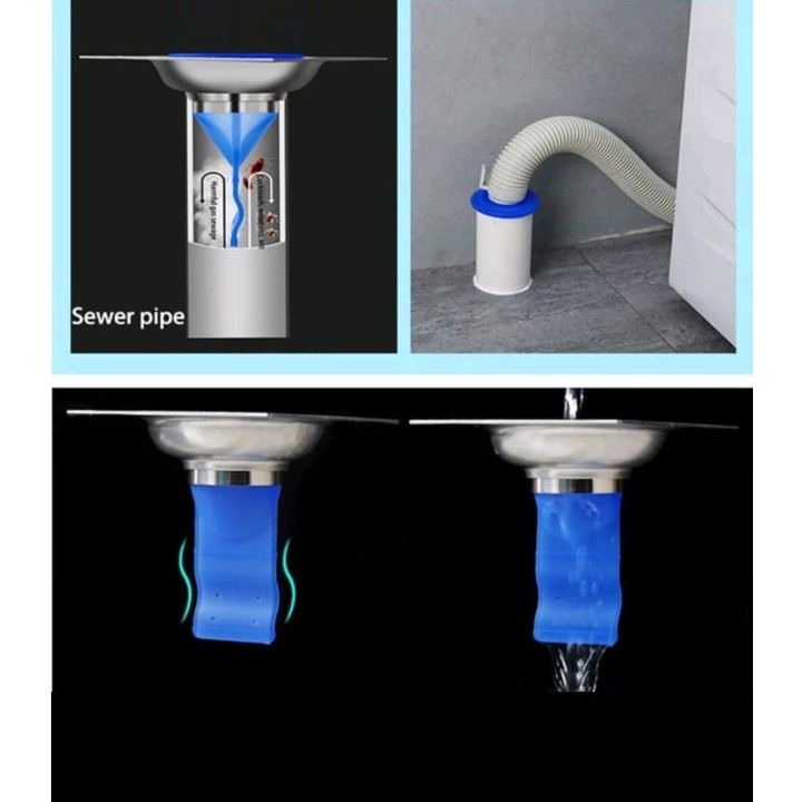 PENUTUP LUBANG SALURAN /SILICON DRAIN SINK WASTAFEL ANTI BAU/ KARET ANTI KECOA TIKUS