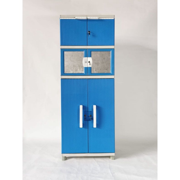 Lemari Plastik Gantung Apollystar Jumbo Kaca