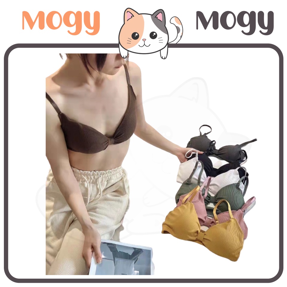 MOGYMOGY BRA359 BRA WANITA PAKAIAN DALAM WANITA BH BRA BRA TANPA KAWAT BAHAN HALUS