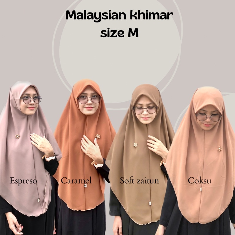 [COD] MALAYSIAN KHIMAR MATERIAL BABYDOLL ARMANY BY RURIHIJABSYARI