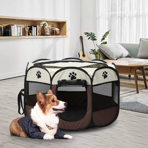 Kandang Lipat Hewan Peliharaan Anjing Kucing Portable Tent
