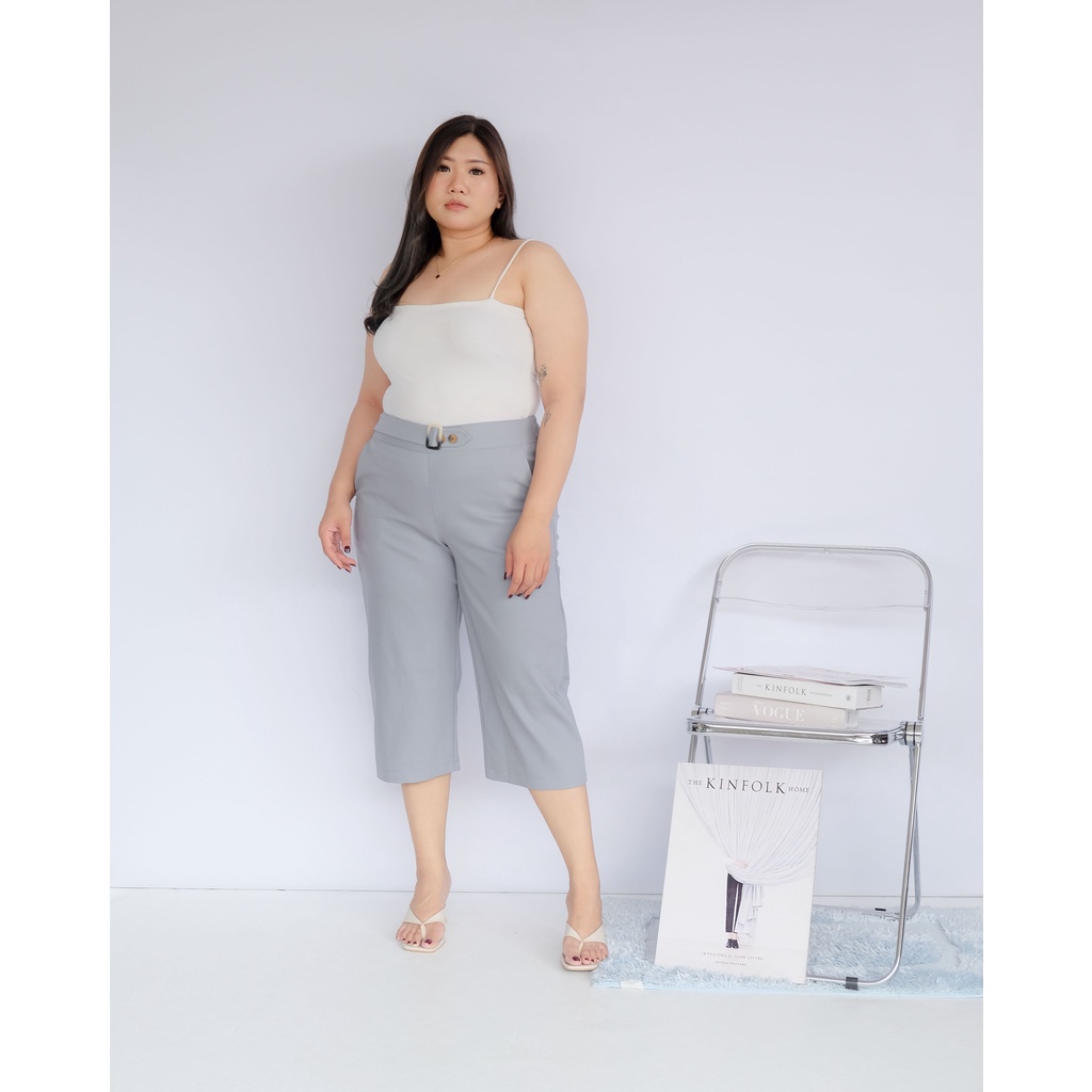 Bigwell Big Size Coco Shorts Pants Celana Pendek Wanita Casual Korea Jumbo Plussize Chinos