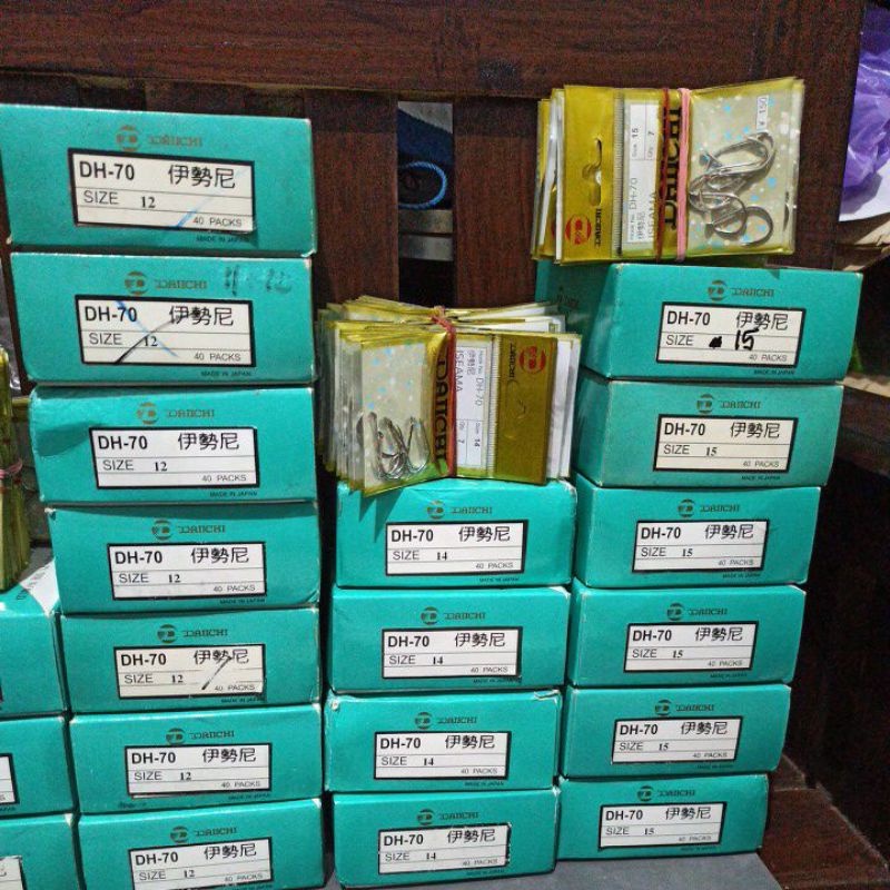 Mata pancing Daiichi DH-70 iseama tanpa lubang
