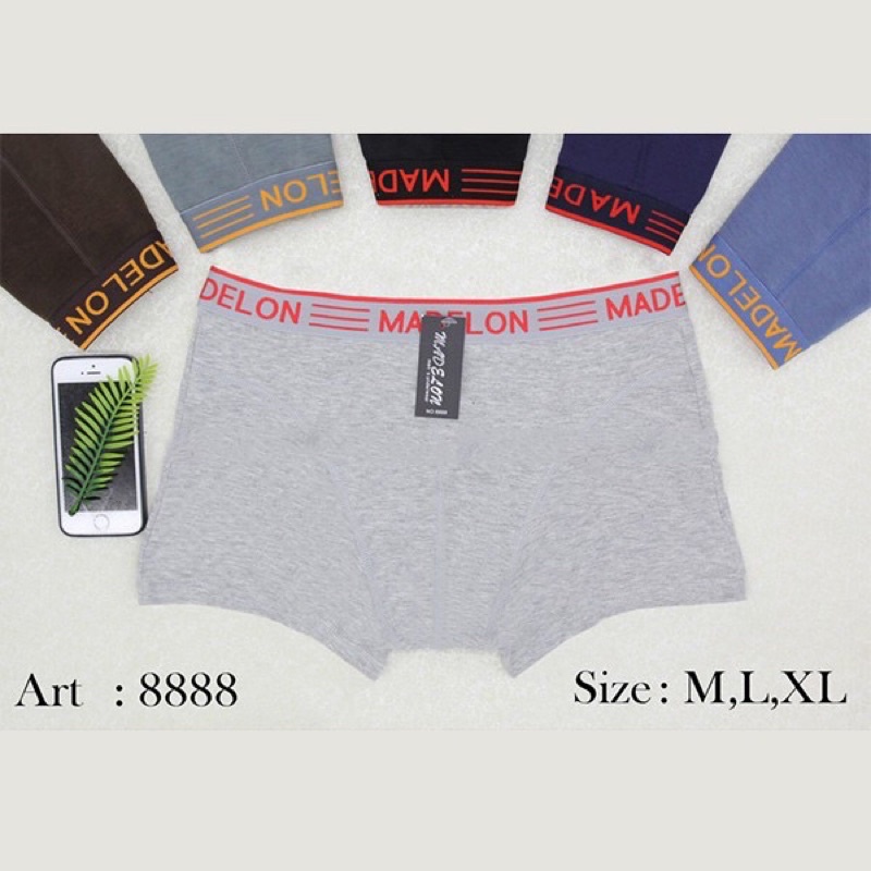 3pcs CD BOXER Cottton bamboo Boxer CD kesehatan PRIA super confy Mens underwear
