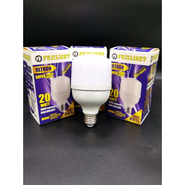 Lampu Led 20w FUJILIGHT ULTRON, warna bolam putih 6500K,garansi 1 tahun, model capsul