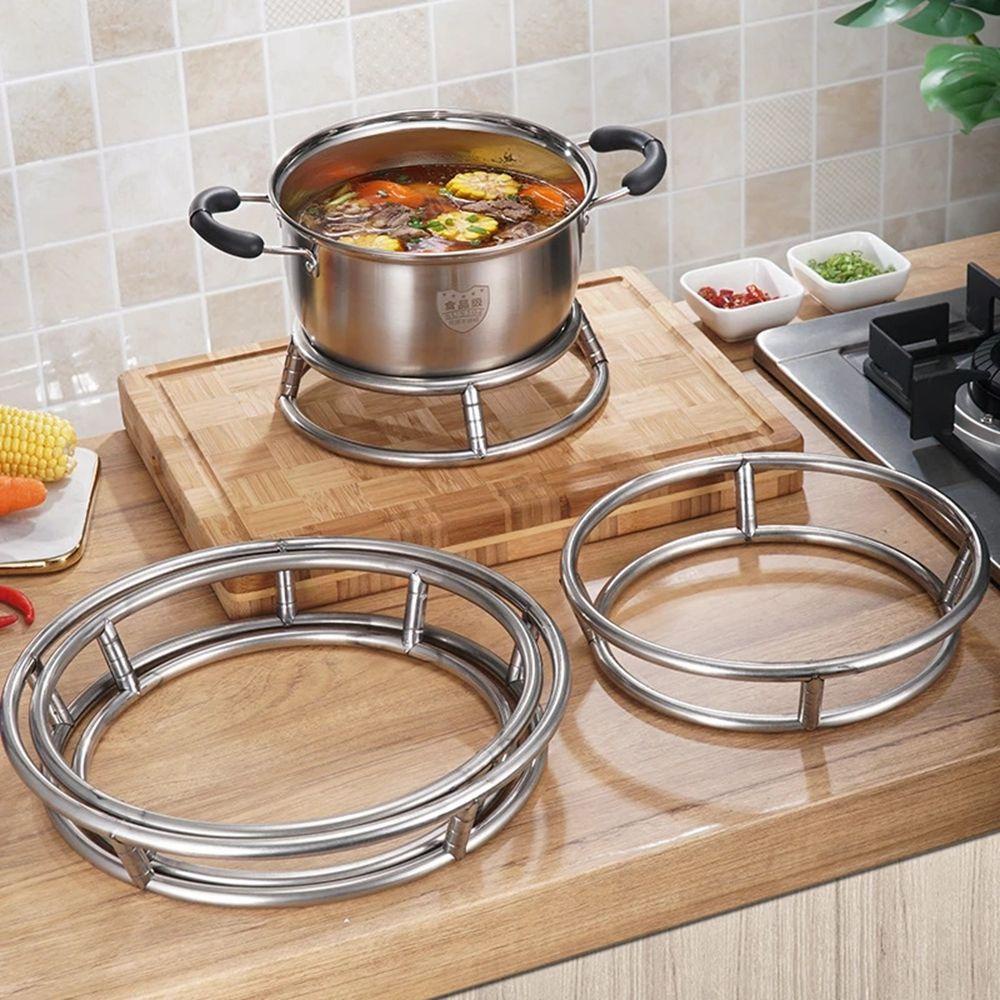 [Elegan] Rak Wajan Tebal High Quality Diameter23 /26/29cm Untuk Panci Kompor Gas Fry Pan Double Penahan Anti Panas