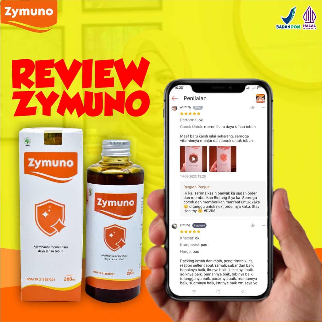 Paket 5 Box Zymuno - Vitamin Herbal Alami Cegah Kanker Tingkatkan Daya Tahan Tubuh Imun Jaga Kesehatan Tubuh Cegah Flu Demam Batuk Masalah Pencernaan Bantu Percepat Penyembuhan Penyakit Booster Imun