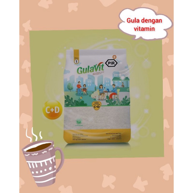 

Gulavit Pir 1 Kg, Gula Kristal Murni, Gula Bervitamin