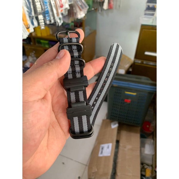 Strap Tali Jam Tangan G shock Nato Zulu kombinasi 22MM