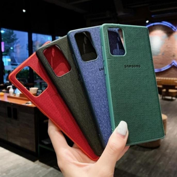 Back Case Cover Casing Canvas Denim Samsung Galaxy A52S 5G
