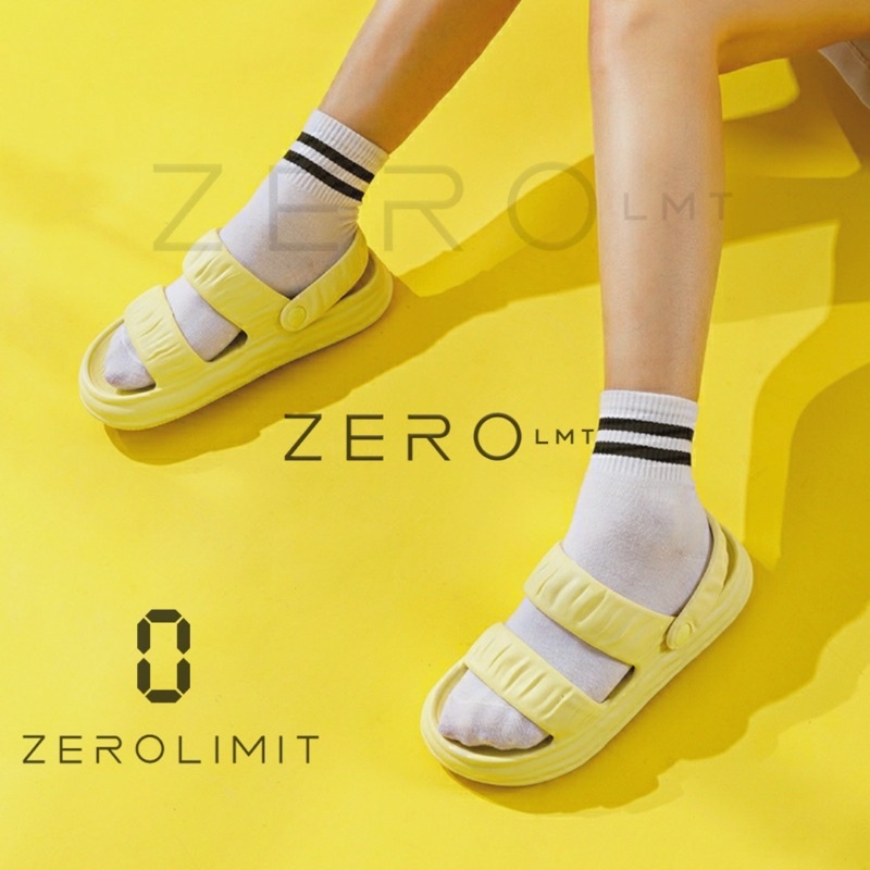 Zerolimit -  Sandal Wanita Casual JISOO Sendal Tali Cewek Terbaru Sandal Slop Wanita Empuk Terbaru