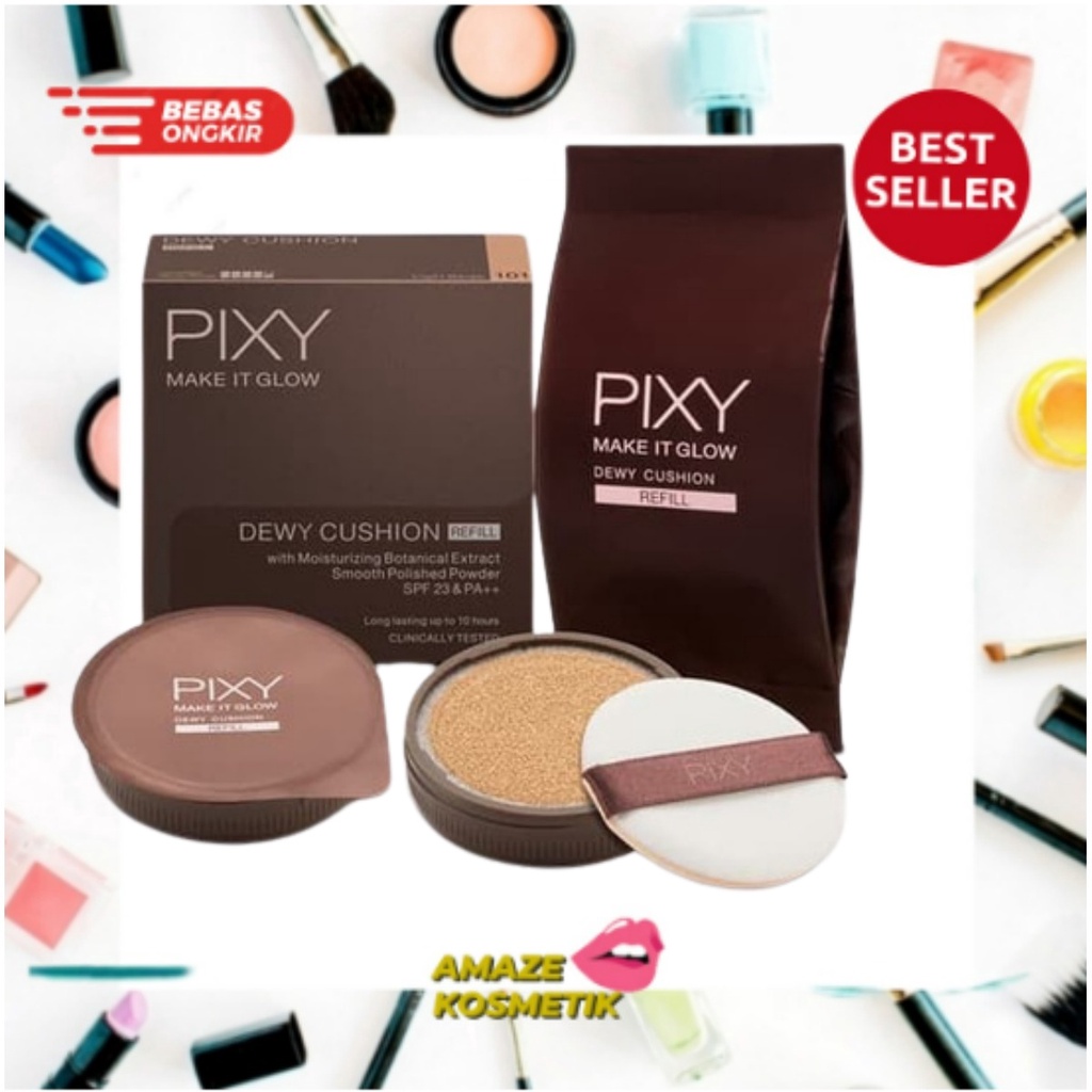 REFILL PIXY MAKE IT - GLOW DEWY CUSHION SPF23 &amp; PA+++