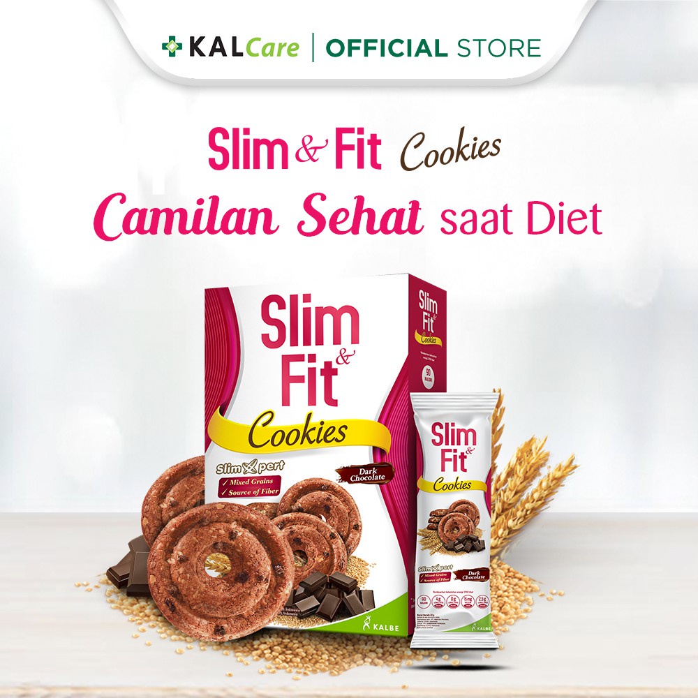 Slim &amp; FIt Cookies 220gr Snack Diet Low Calori