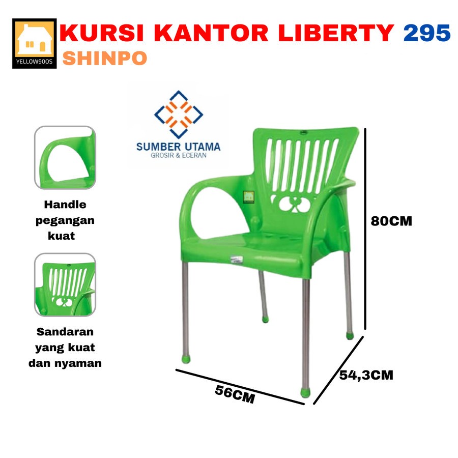 Kursi Plastik/Kursi Kantor Shinpo LIBERTY SIP295