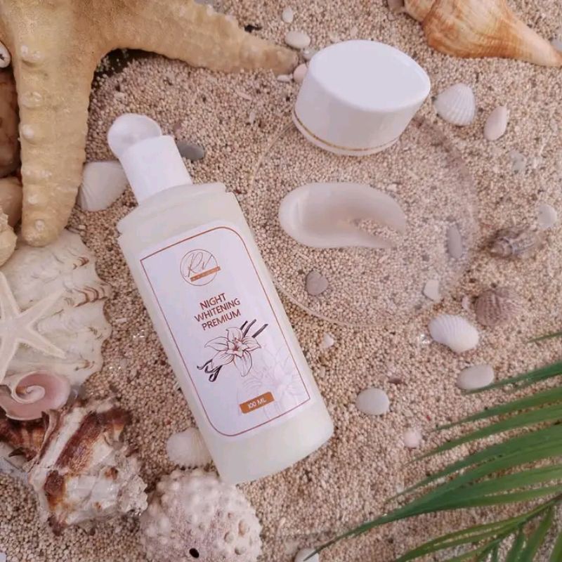 pemutih badan night lotion rv beauty