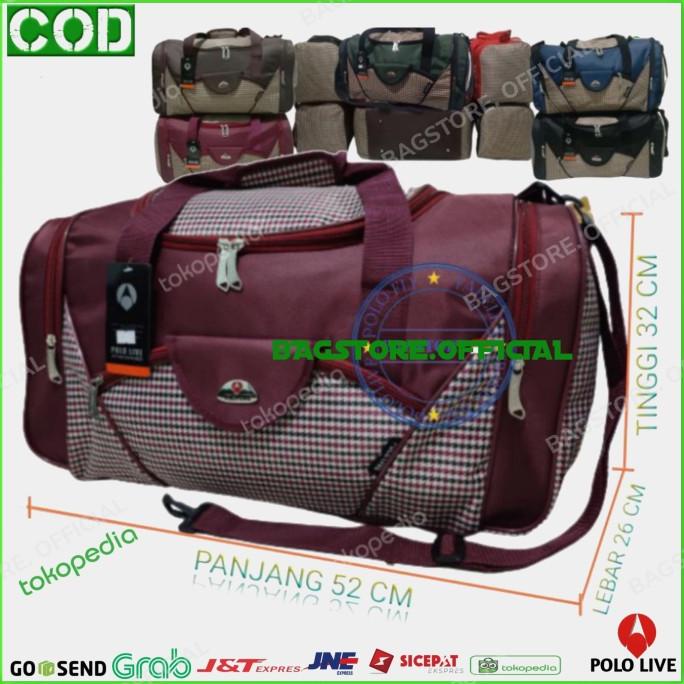 TRAVEL BAG POLO LIVE TAS BAJU TAS SELEMPANG TAS MUDIK TAS MURAH