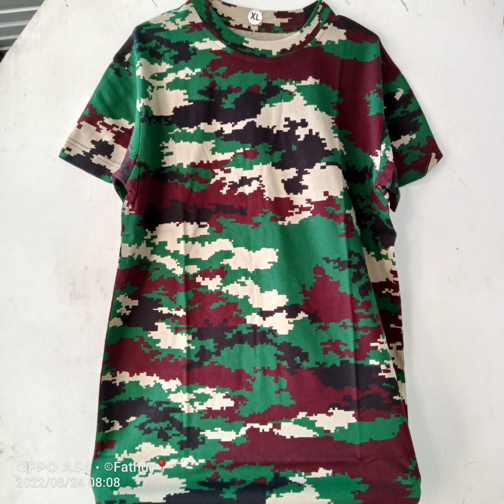 Kaos Jatah Raider - Kaos Loreng TNI