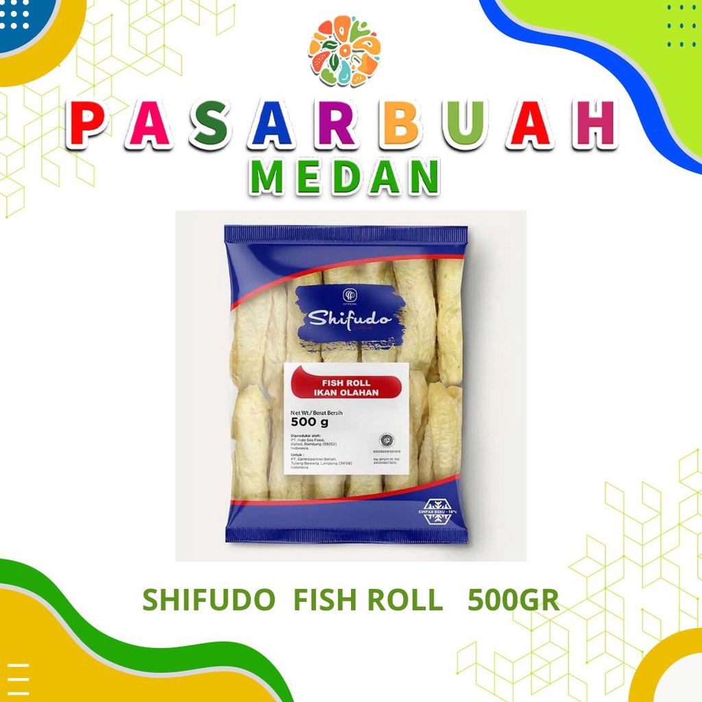 

Distributor Shifudo Fish Roll 500 Gram - Pasar Buah Medan