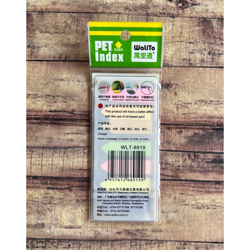 Sticky Notes - Book Marker PET - Index Trifelo 5207 - Kertas Tempelan 7 Arrow