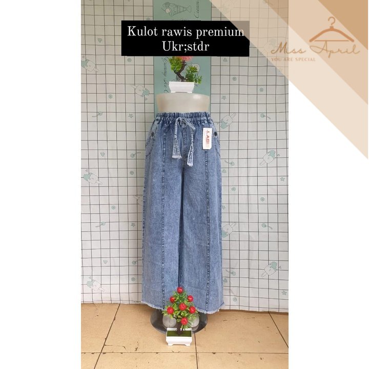 CELANA JEANS LAGIE KULOT STANDART /JUMBO /RAWIS