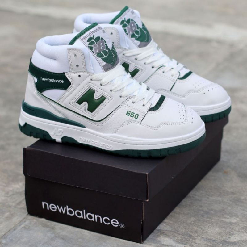 SEPATU NEW BALANCE N 650 WHITE GREEN / SEPATU NB 650 PUTIH HIJAU