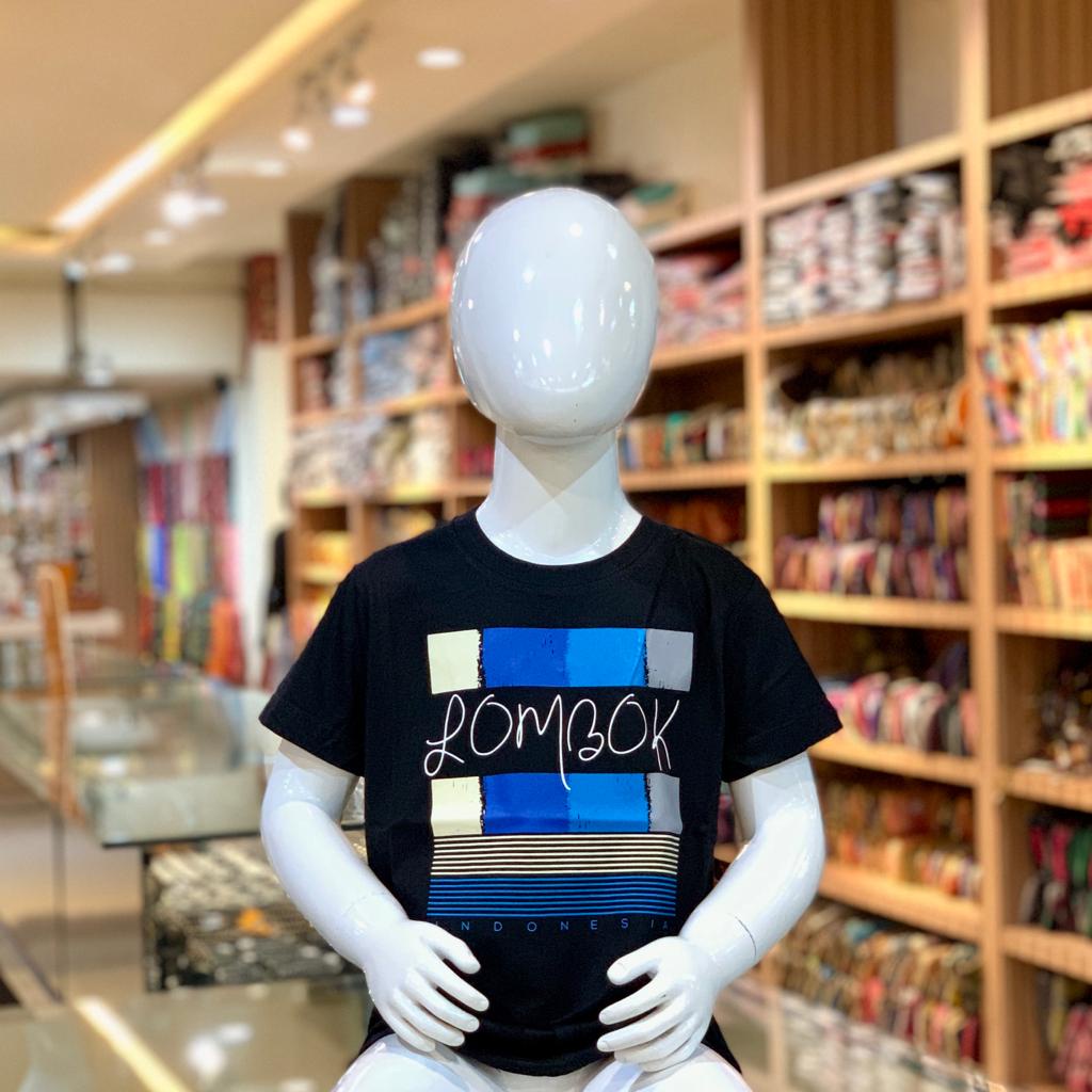 Kaos Sasaku - Lombok Kotak Warna Anak