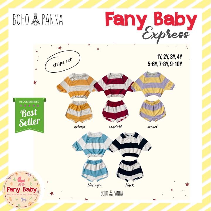 BOHOPANNA - STRIPE SET