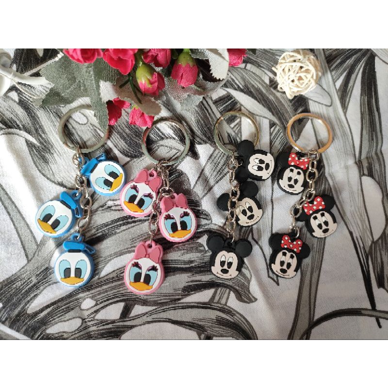 Gantungan kunci boneka Mickey Minie Mouse - Ganci aksesoris kualitas import