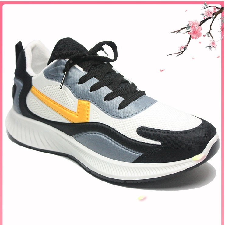HOT PROMO // Dr. Kevin Sepatu Sport Pria Men Sneakers 889-033 - Putih/Kuning