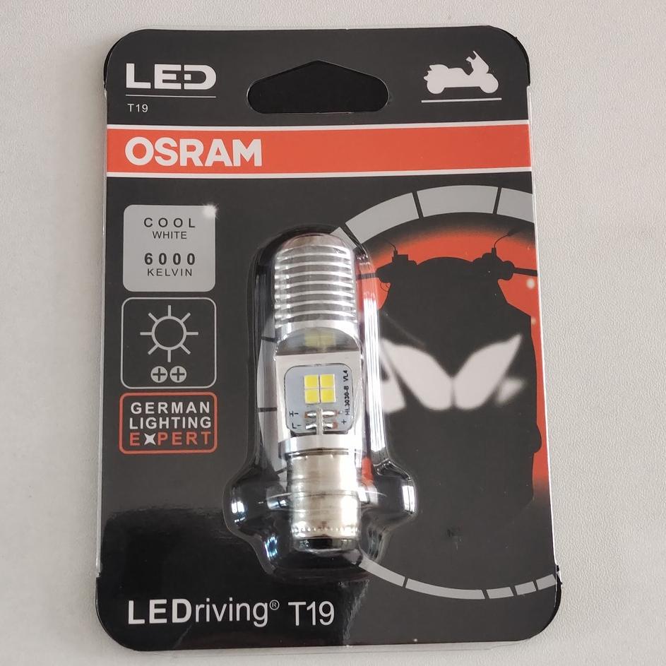 OSRAM LED T19 M5 K1 lampu utama motor H6 PUTIH AC/DC- Plug n Play KIT UR Bestseller