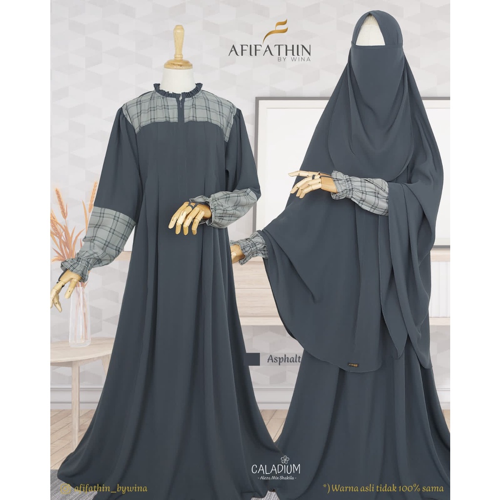 Set Gamis Dewasa Caladium Afifathin