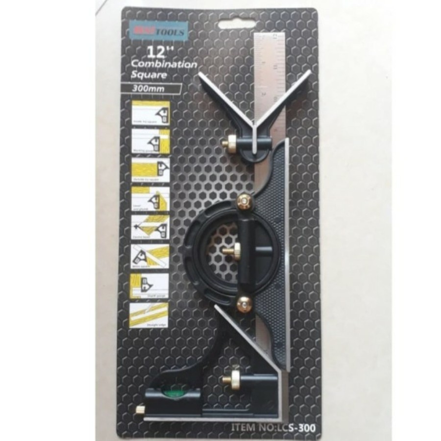 

Combination Square Ruler / Siku Kombinasi / Penggaris Waterpass
