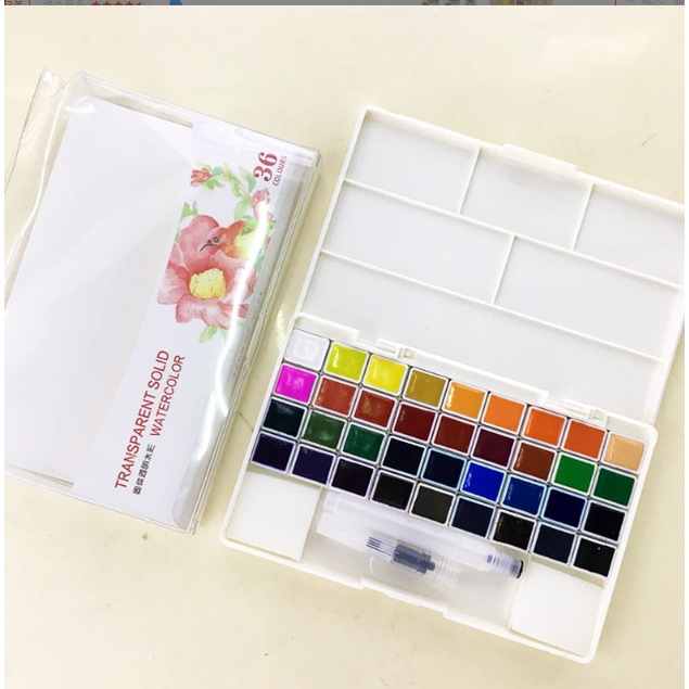 Zumoo WaterColor CAKE SET / CAT AIR KERiNG 12 warna / 24 w / 36 w / 48 w