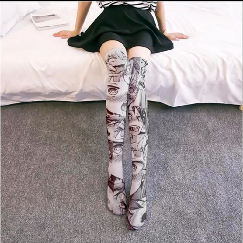 Kaos Kaki Harajuku Style Sock Kaos Kaki Lolita Anime 106
