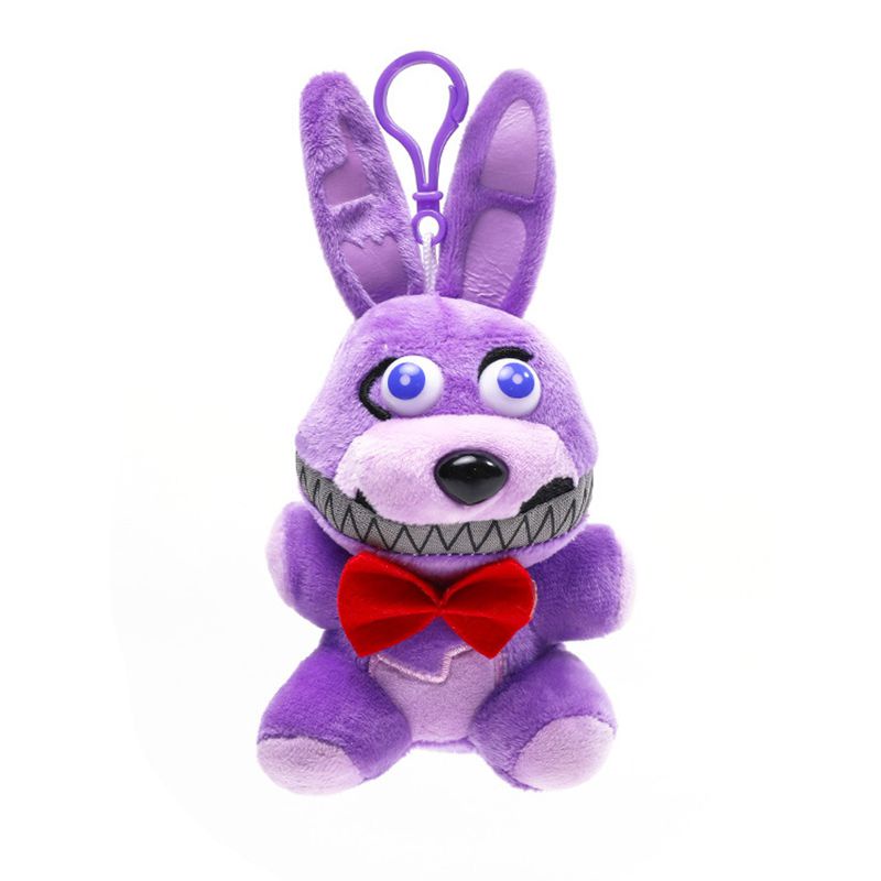 Nights Five New At Freddy's Horror Game Plush Doll Lembut Gantungan Kunci Boneka Mainan Anak