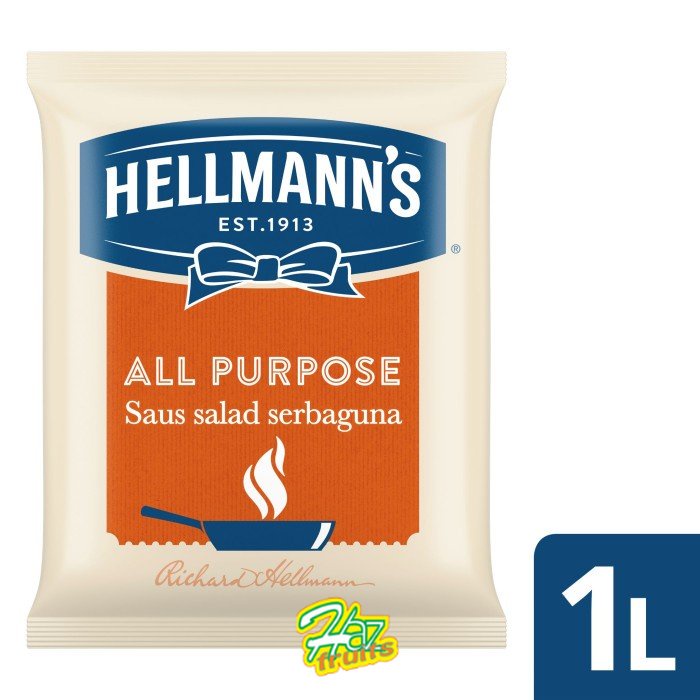 

Hellmann's All Purpose Mayo Magic Pouch I Saus salad Serbaguna - 1 L