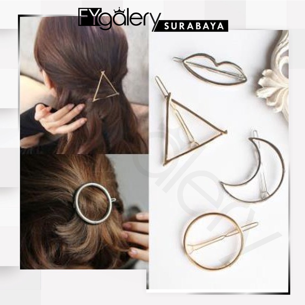 FYGALERYSURABAYA ACC124 Jepit Rambut Mutiara Jepitan Perempuan Model Barrette Korea