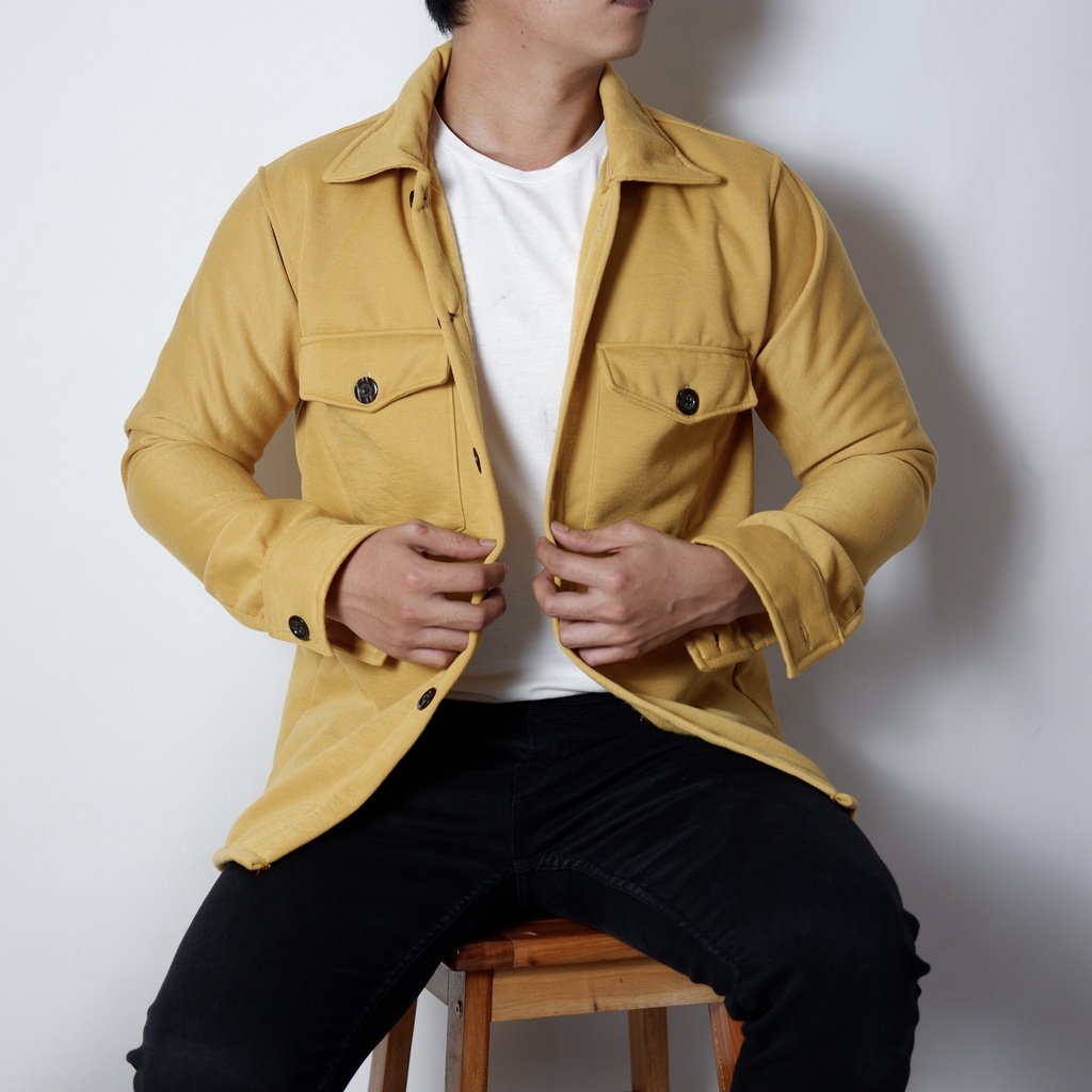 JAKET PRIA SHACKET PLEECE / SHACKET JACKET