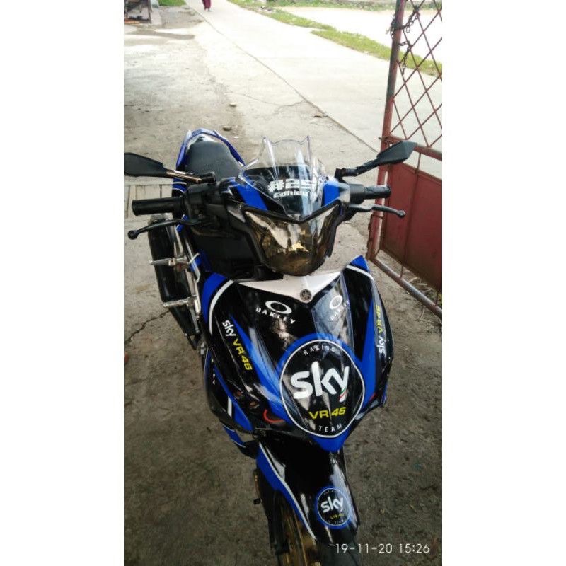 Visor Jupiter Mx King Jupiter Mx 135 Old Dan New Mio Sporty Model Batman Free Double Tape 3m