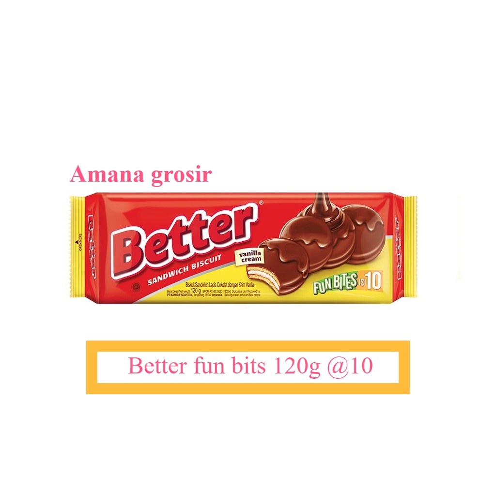 

Biskuit Better Fun Bites Big Pack 120 Gram