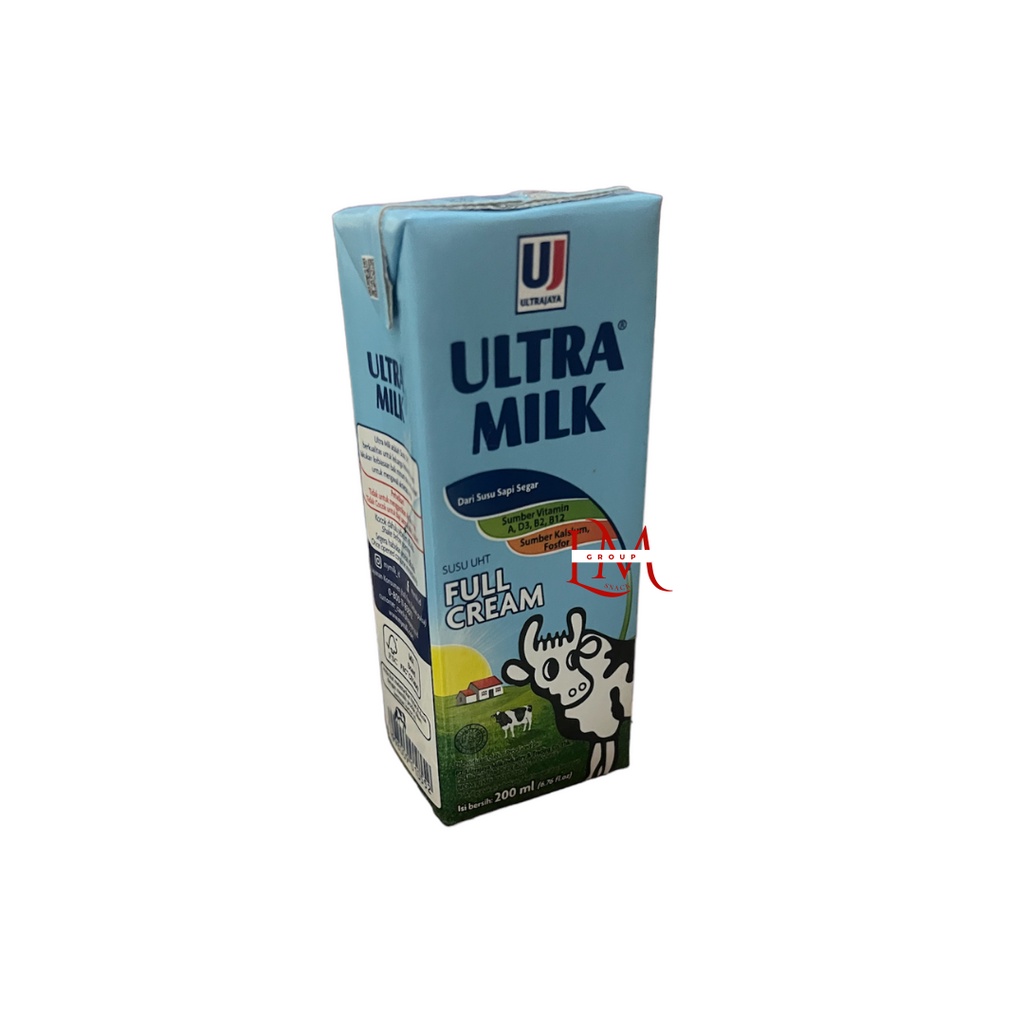 Susu Ultra Milk UHT Ukuran Kecil/Sedang/Besar