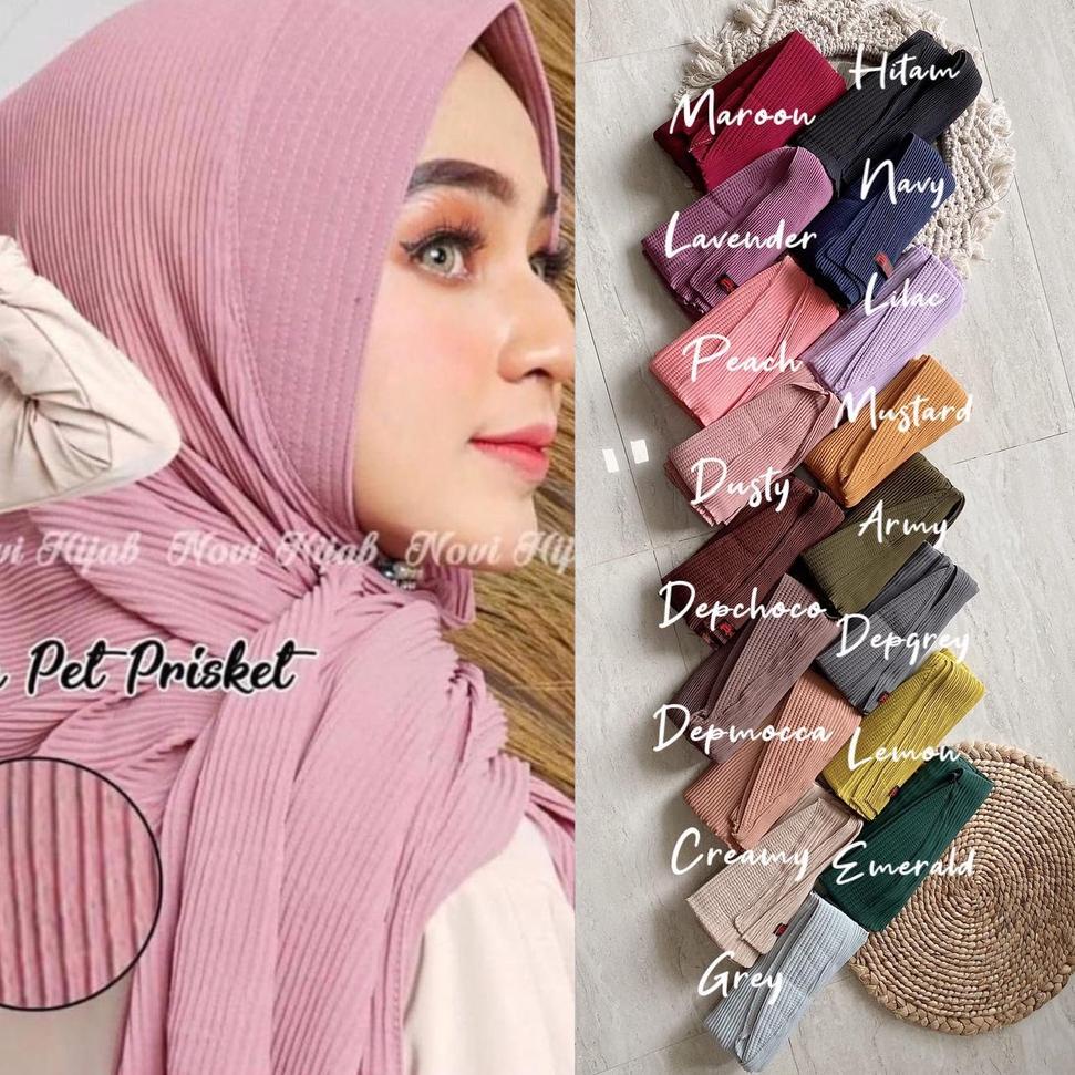 [KODE G70O0] Pashmina Pet Plisket / Pashmina Plisket Premium / Pashmina Plisket Full / Pashmina Plis