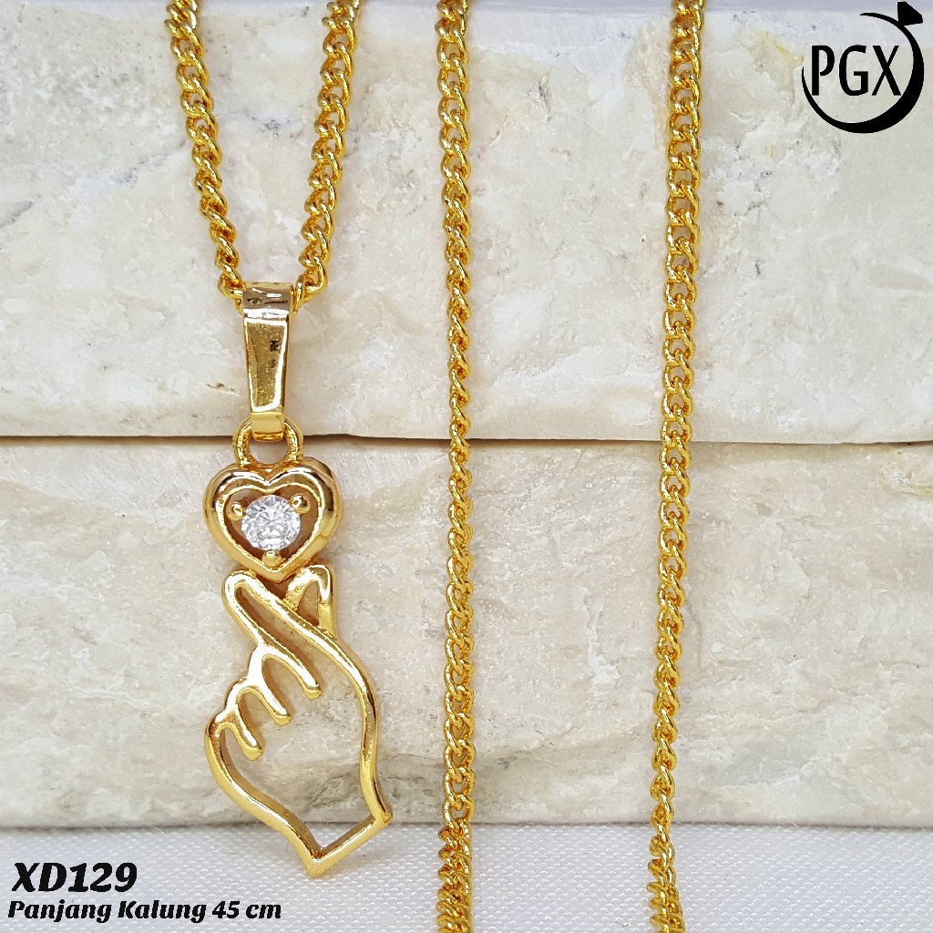 PGX Kalung Wanita Xuping Perhiasan Lapis Emas Aksesoris Fashion Premium - XD129